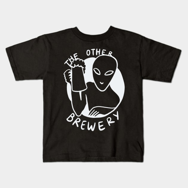 Brewery Alien Beer Kids T-Shirt by isstgeschichte